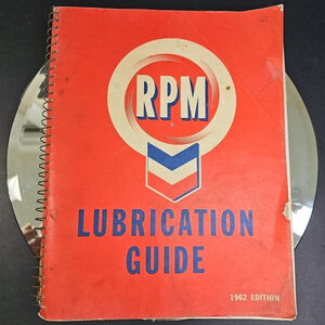 1962 RPM Car Care Lubrication Guide for Chevron, Standard Service Stations USA